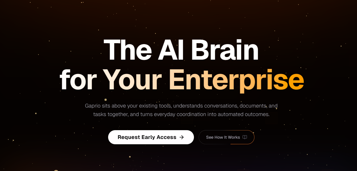 Gaprio - Enterprise AI Operating System
